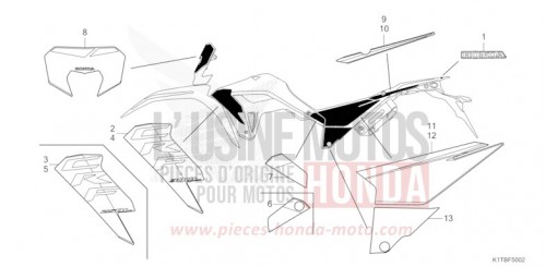 MARQUE/RAYURE (CRF250LAS,CRF300LS/LAS) CRF300LAS de 2025